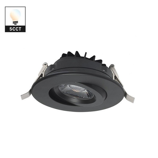 Buy Fire Resistant Dimmable LED Downlights 5cct 12W 1000lm Residential at wholesale prices