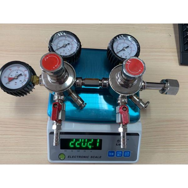 CGA320/580 Inlet Connection Upperweld CO2 Draft Pressure Regulator for America Europe