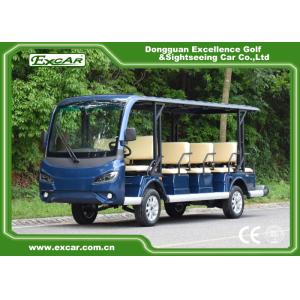 14 Seaters Electric Sightseeing Bus With EPS Steering System
