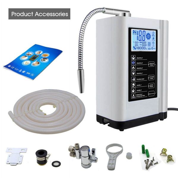 EHM-729 Countertop Water Filter,5 Plates Mineral PH Alkaline Water Filter,Easy Install Faucet Water Filter