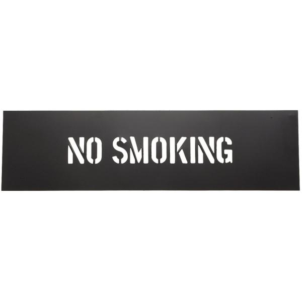 Public Place No Smoking Stencil No Smoking Sign Plastic Letter Stencil Customized