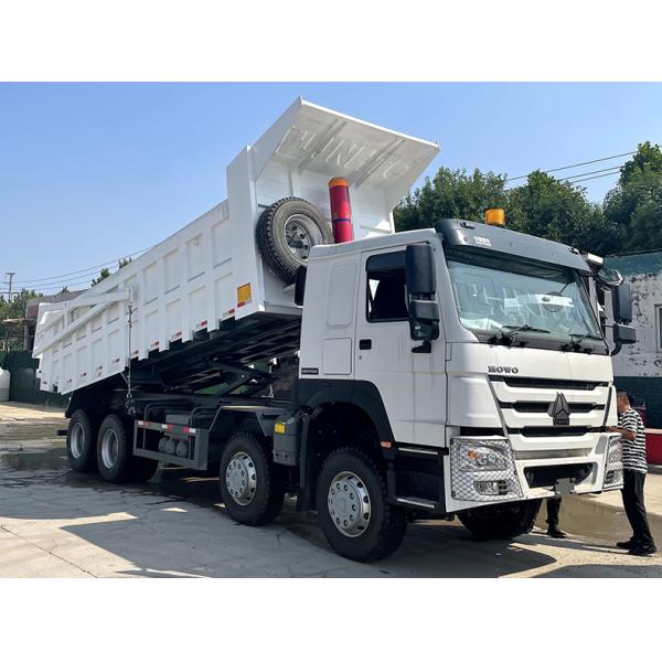 HOWO 8X4 Euro2 Heavy Duty Dump Truck Special Cargo Box 380hp Tipper Truck