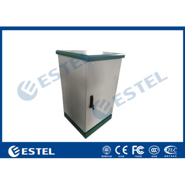 Fan Type Outdoor Telecom Cabinet Waterproof Anti - Corrosion With Galvanized Steel Material