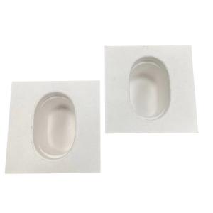 Laminated Wet Press Pulp Tray Holder Compostable Eco Friendly