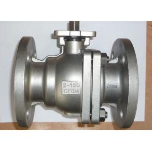 Quality SS ANSI Class 150 Quarter Turn Ball Valve 2 Way ISO 5211 Flange Type for sale