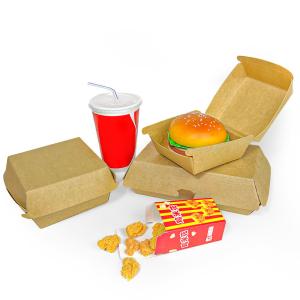 Personalized Design Burger Box Wholesale Customization Foldable Burger Box