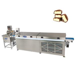 Mini Biscuit Cookies Wafer Chocolate Enrober Coating Machine