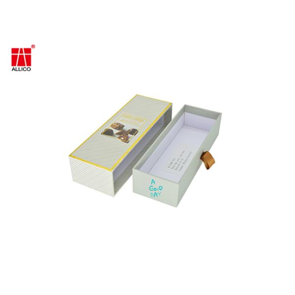 FSC Wedding Chocolate Sliding Drawer Gift Boxes Matt Lamination