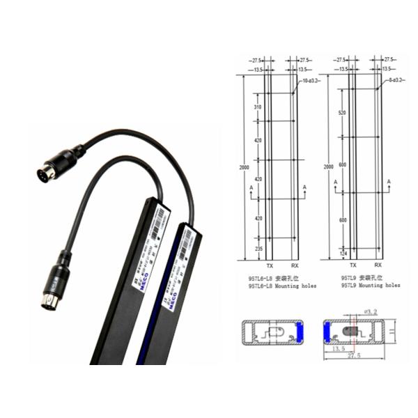 Passenger / Cargo Lift Door Sensor WECO 917L MOLIK Elevator Spare Parts