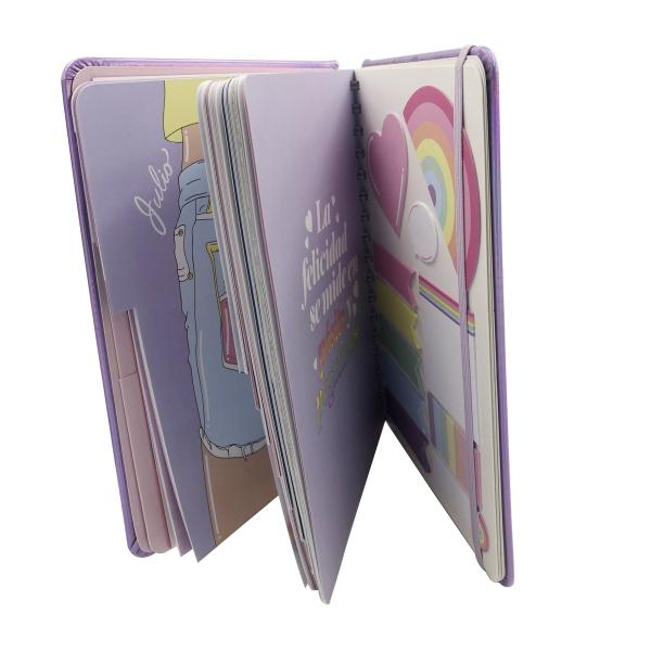 Buy Custome Printed Hardcover PVC A5 Spiral Sketchbook Notepad 100GSM at wholesale prices
