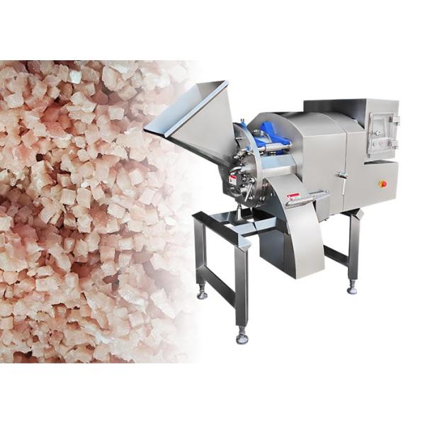Professional Frozen Meat Dicer Machine For Cutting Beef Into Cube 1000KG/H