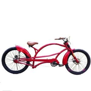 Quality 2.2m Long Frame Beach Cruiser Chopper Bicycle with 24&quot; 3.0 Big Tires and 150KG Load Capacity for sale