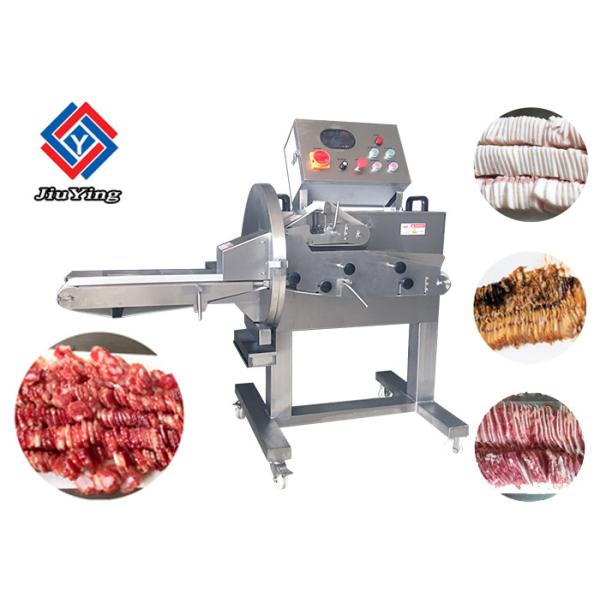 Buy Adjustable Cooked Meat Processing Machine Automatic Beef Slicer High Efficient at wholesale prices