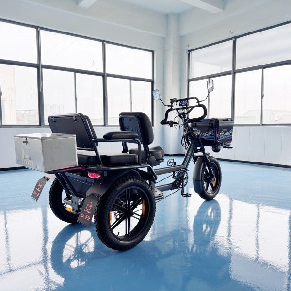 Buy Adult 3 Wheel Electric Mobility Scooter With Front & Rear Cargo Baskets at wholesale prices