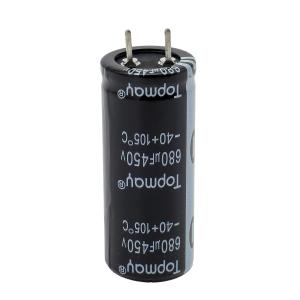 Quality 680uF 450V Lug Type Aluminum Electrolytic Capacitor for Photo Flash for sale