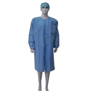 China Dustproof SMS Isolation Gown Non Irritating Excellent Abrasion Resistance on sale