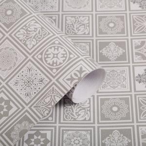 PVC Mosaic Tiles Design Wallpaper for Apartment Bathroom Decoration 3d Wall