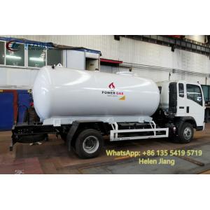 Sinotruk Howo 4x2 6 Wheeler 4T LPG Tanker Truck