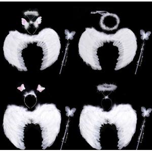 Wholesale white Feather Angel Wing Set