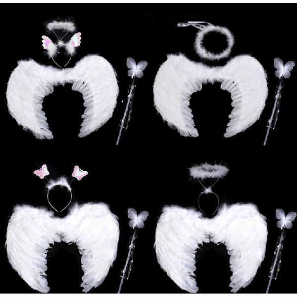 Buy Wholesale white Feather Angel Wing Set at wholesale prices