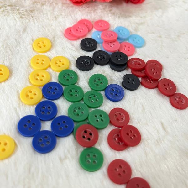 Men Round White Resin Shirts Long Sleeve Down Custom Accessories Buttons Plastic For Cloth