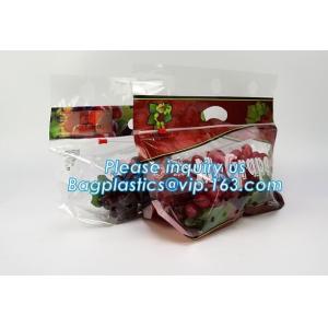 frosted reclosable zipper plastic bags with slider k, round bottom slider grape