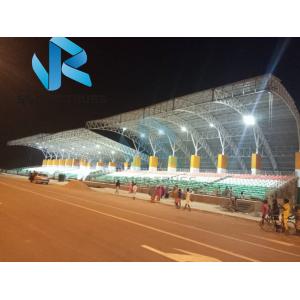 Sunshade Prefabricated Steel Structure For Stadium Bleachers Tent Tensile