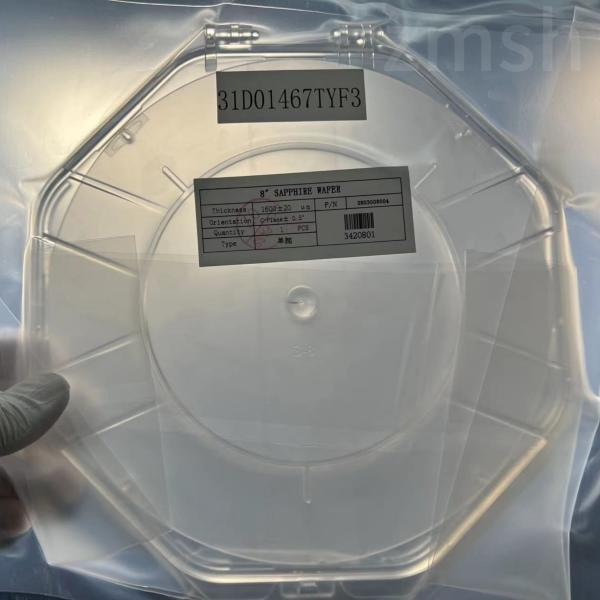 Sapphire Substrate Sapphire Wafers SSP Monocrystalline Al2O3 8inch 6inch