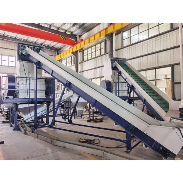 Automatic PET Bottle Washing Line Stainless Steel Pet Bottle Crushing Machine 2000kg/Hr