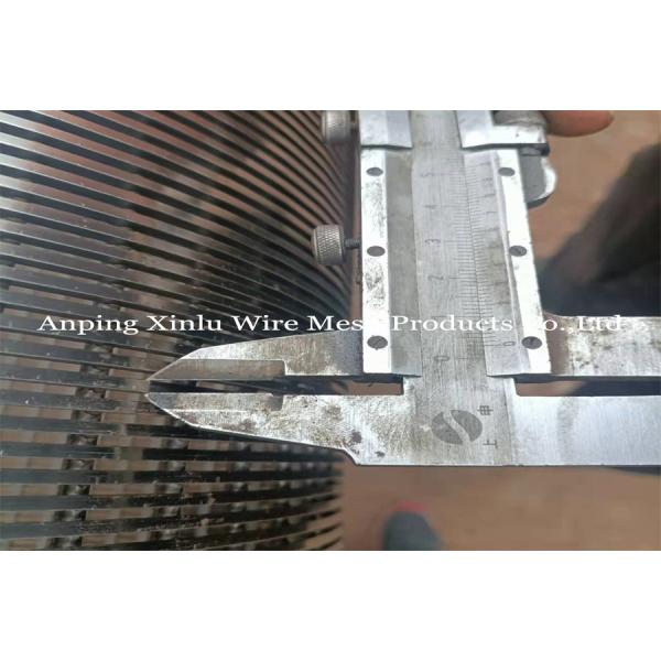 Customized Stainless Steel no Magnetic V Wire Wedge Wire Wrapped Screen Pipe with Slot Size 0.05-10.0 Mm
