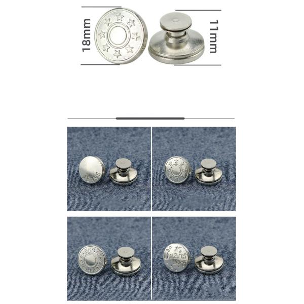 High Quality For Suit Decorative Custom Snap Jeans Rivet Embossed Metal Button Metal Press Snap Button