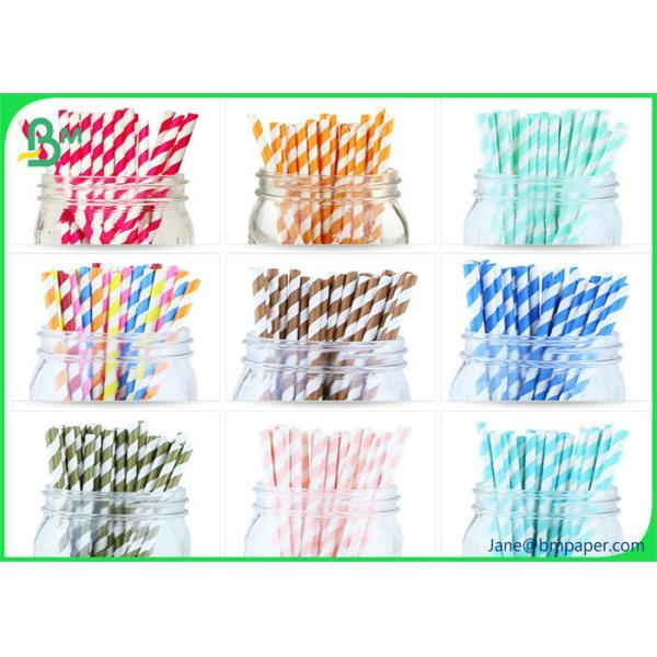 60gsm 120gsm Food Ink Printed Food Grade Straw Paper Roll with One Side Glazed Paper