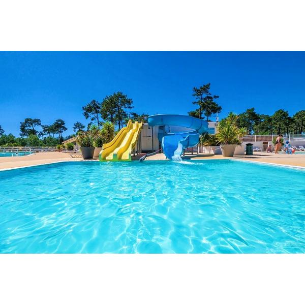 Water Park Child Play Equipment Fiberglass Slide For Swimming Pool Height 5-12 m