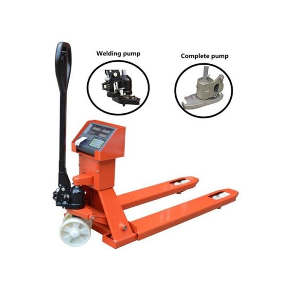 Carbon Steel 2ton CE Compliant Hand Manual Hydraulic Pallet Jack With Weight