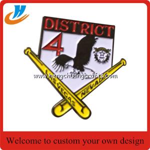 High quality baseball lapel pin custom from China metal pin supplier