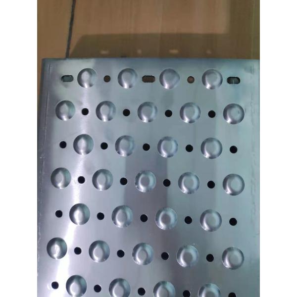 Galvanized Steel Roof Safety Walkway Grating with Round Holes