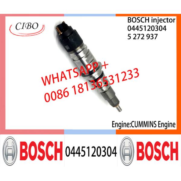 BOSCH 0445120304 Neutral Diesel Fuel Injector Assembly 0445120304 5272937 For CUMMINS Engine