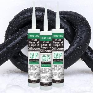 Quality 280ml 300ml Acetic Silicone Sealant Waterproof Glue General Purpose No Sag for sale