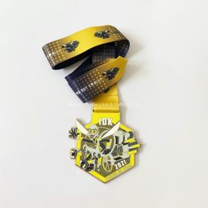 Uv Printing Swimming Cycling Single Custom Medal Personalized Award Medals