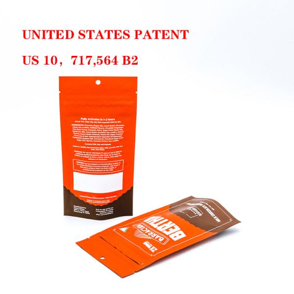 Buy Enhanced Secure Child Resistant Bags With Odor Resistance And Self-Supporting Plastic Zipper Lock at wholesale prices