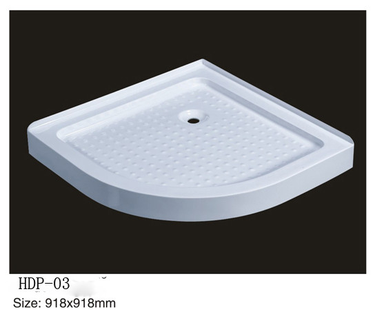 Buy Acrylic shower tray, shower basin,acrylic shower base HDP-03 at wholesale prices