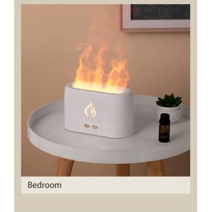 HOMEFISH 230ML Aromatherapy Ultrasonic Flame Aroma Diffuser With Warm Light