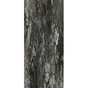 Quality 64&quot;*144&quot;High Gloss Marble Indoor Porcelain Tiles Black Texture Glazed Polished Ceramic Floor Tiles Dark Porcelain Tile for sale