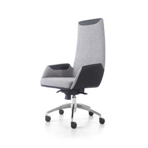 Ergonomic Genuine Leather Task Chair High Back Leather Armchair Recliner