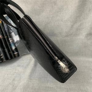 Authentic Crocodile Belly Skin Businessmen Passcoded Briefcase Handbag Genuine
