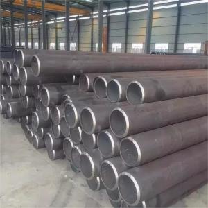 China Black Carbon Steel Pipe Hot Rolled Technique Round Section Shape on sale