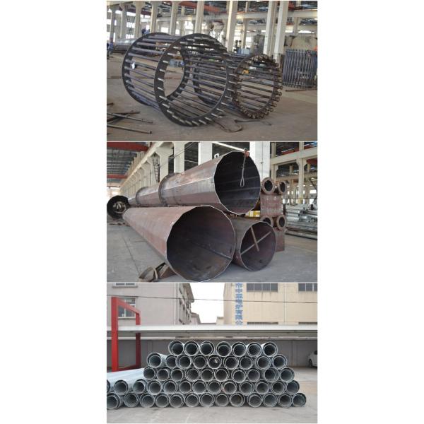 10kv-550kv Electrical Power Pole for Power Transmission with Hot-Dip Galvanization 0