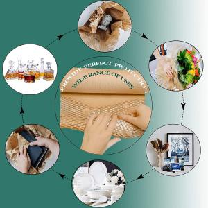 Black 100% Virgin Pulp 80gsm Eco Wrapping Paper Roll Cushion Packaging