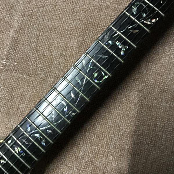 LED acrylic electric guitar ebony fingerboard acrylic body Music instruments