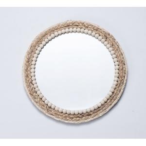 Design Natural Bathroom Large Wall Decorative Woven Custom Framed Wooden Rattan